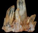 Tangerine Quartz Crystal Cluster - Madagascar #58867-3